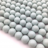 Бусины Майорка шар 14мм, цвет Pastel Grey; 10 бусин