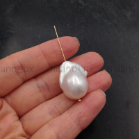 Крупный AА Grade жемчуг с ядром; единичная бусина #72