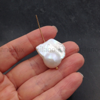 Крупный AА Grade жемчуг с ядром; единичная бусина #74