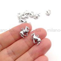 Подвеска mini Лошадка; цвет платина