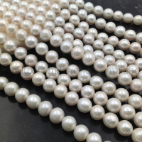 Жемчуг Натуральный AA Grade, ШАР 9.7мм; нить 38см