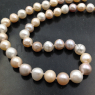 Жемчуг Натуральный AA Grade, мульти 9.5-10мм; нить 39см
