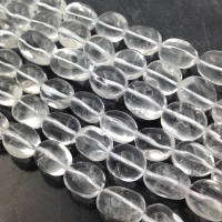 Горный Хрусталь форма "Галька" 14-17мм; 1 бусина