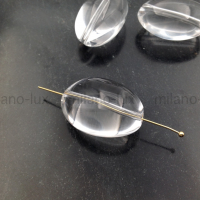 Очень крупная бусина Натуральный Горный Хрусталь AAA Grade, 26мм; #16