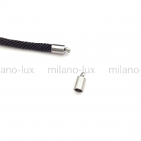 Концевик для шнура 8.5*4мм, сталь; ПАРА