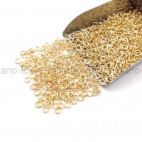 Соединительное колечко 4*0.8мм, 2 грамма; цвет золото