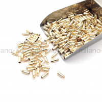 Концевик для шнуров 2мм; цвет золото