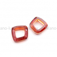 Swarovski - Cosmic Square Ring (арт.4437) Red Magma