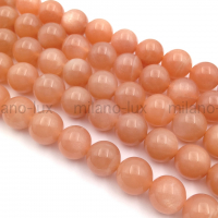 Натуральный Солнечный камень A Grade, шар 10.5мм; нить 18см