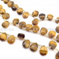 Бусина ювелирная капля 10*8мм, Тигровый глаз