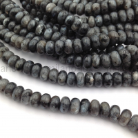 Натуральный Ларвикит, Рондель 8*5мм; нить 38см