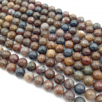 Петерсит натуральный, шар 8мм; нить 19см