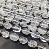 Натуральный Горный Хрусталь 13-18мм; нить 39см