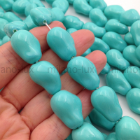 Майорка Барочная 22*15мм, цвет Тиффани; 1 бусина