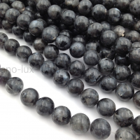 Натуральный Ларвикит, Шар 10мм; нить 38см 