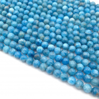 Натуральный Апатит, шар 6мм; нить 39см