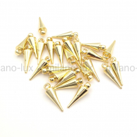 Подвеска Шип 15*5мм; цвет золото 