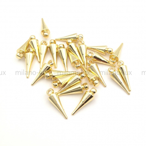 Подвеска Шип 15*5мм; цвет золото 