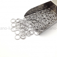 Соединительное колечко, 9*1мм; цвет платина, 20 штук