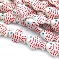 Бусина керамическая Рыбка 27*20мм