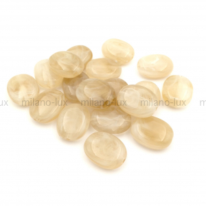 Бусина Акрил, Овальная 18*14мм; нюд 