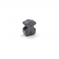Бусина Мишка Тоус из керамики, цвет Чёрный