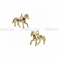 Лошадка Milano Lux 21*16мм; цвет золото