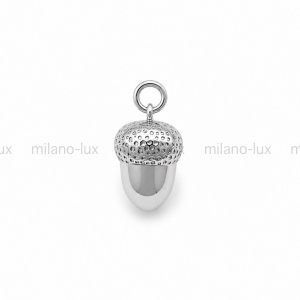 Подвеска-Символ Жёлудь Milano Lux; цвет платина