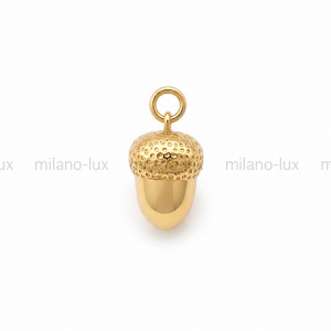 Подвеска-Символ Жёлудь Milano Lux; цвет золото  