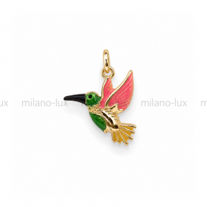 Подвеска Колибри Milano Lux; цвет золото