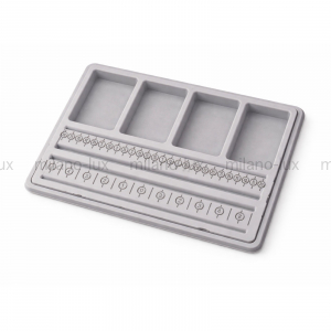 2 Планшета для дизайна украшений, серый флок