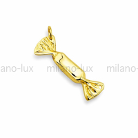 Подвеска -коннектор Конфета 28*8мм; цвет золото