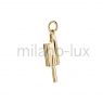 Подвеска мороженое Эскимо Milano Lux; цвет золото