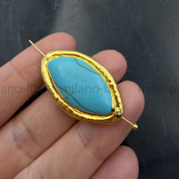 Бусина крупная с Турквенитом