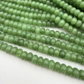 Натуральный Халцедон, зелёное яблоко 8*5мм; нить 38см 
