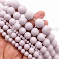 Бусины Майорка шар 14мм, цвет Pastel Lavender; 10 бусин