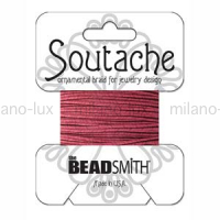 Сутаж (США) вискоза, RAYON SOUTACHE MERLOT