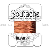 Сутаж (США) вискоза, RAYON SOUTACHE COPPER METALLIC