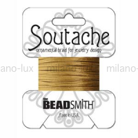 Сутаж (США) вискоза, RAYON SOUTACHE ANTIQUE GOLD