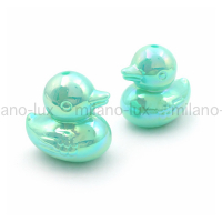 Бусина Уточка Бирюзовая, 22мм