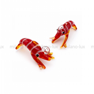 Подвеска лэмпворк Красная полоска Рак; 1 штука 