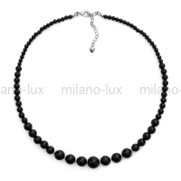 Набор для создания Чокера из круглых Бусин Агата 4-12мм