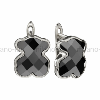 Швензы Мишка с Чёрной Керамикой; цвет платина