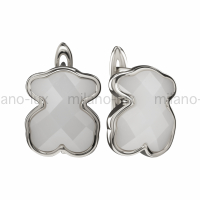 Швензы Мишка с белой Керамикой; цвет платина