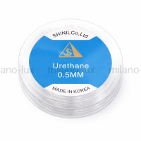 Большая катушка силиконовая нить для браслетов 0.5мм; 55 метров