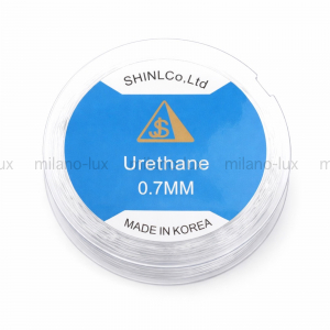 Большая катушка силиконовая нить для браслетов 0.7мм; 45 метров