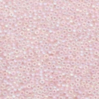 MIYUKI 15/0 Matted Transp Pale Pink AB (#0155FR); 5грамм